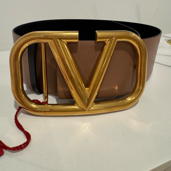 VALENTINO Reversible VLogo Leather Belt XS - Picture 9 of 13